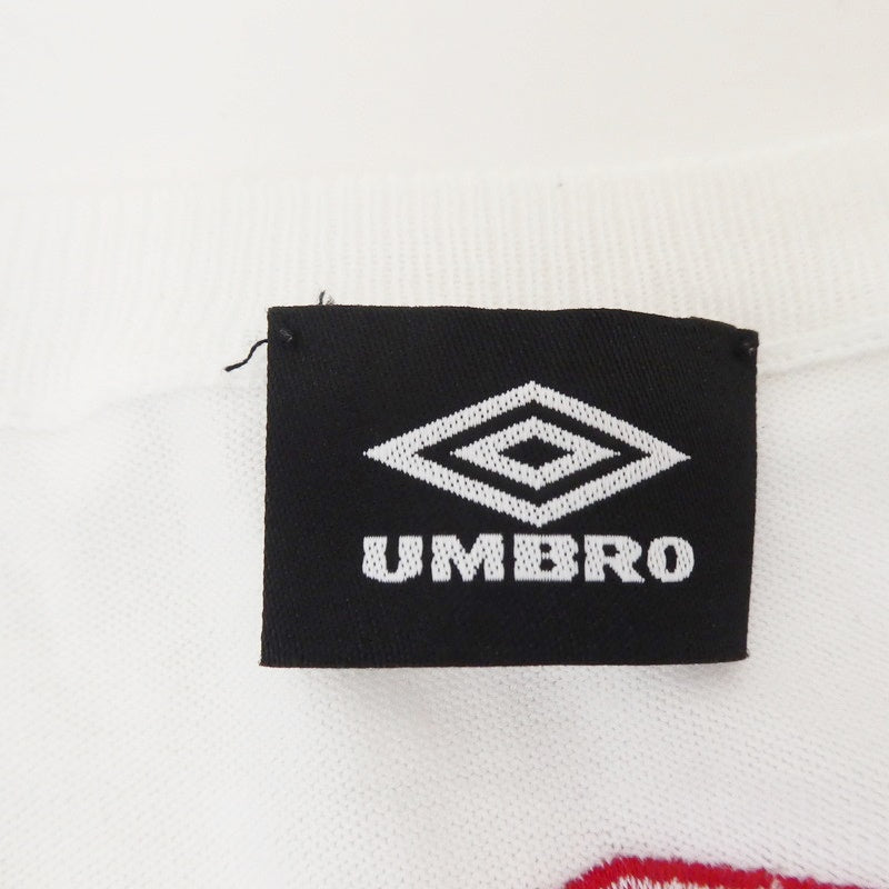 【中古】UMBRO | アンブロ Pitch Side Sweater ニット 24-080-610-0006-1-0 ホワイト サイズ:L