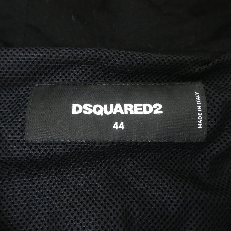 【中古】DSQUARED2 | ディースクエアード Hybrid Swag Track Suit レザー S74AM1459 ブラック サイズ:44