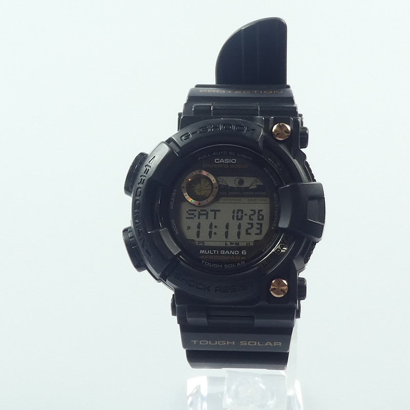 【中古】G-SHOCK | ジーショック FROGMAN MULTIBAND6 腕時計 GWF-1000B-1JR ブラック