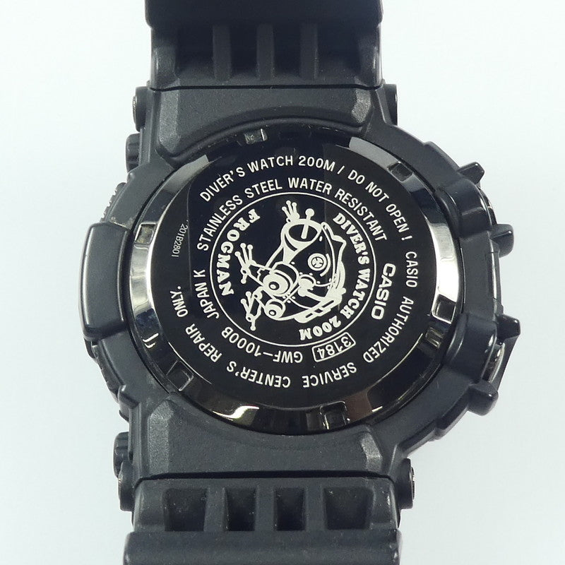 【中古】G-SHOCK | ジーショック FROGMAN MULTIBAND6 腕時計 GWF-1000B-1JR ブラック
