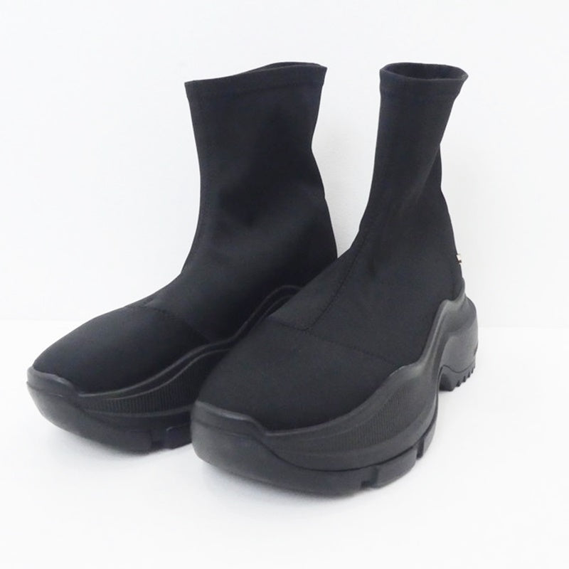 【中古】 Black Single Sneaker Short ブーツ YE-23A1-SB03 M ブラック サイズ:M