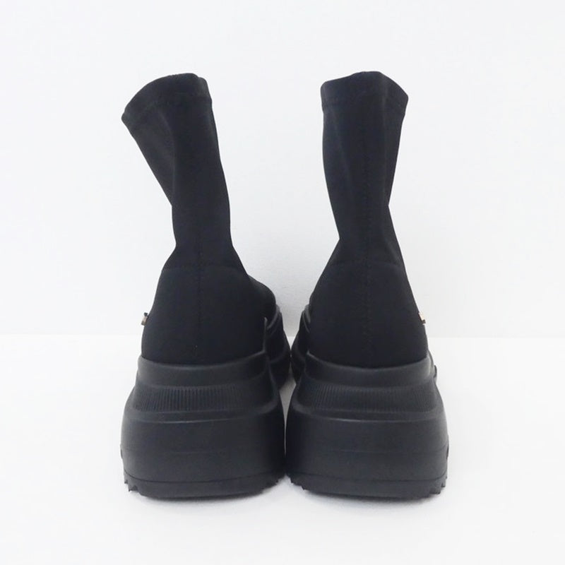 【中古】 Black Single Sneaker Short ブーツ YE-23A1-SB03 M ブラック サイズ:M
