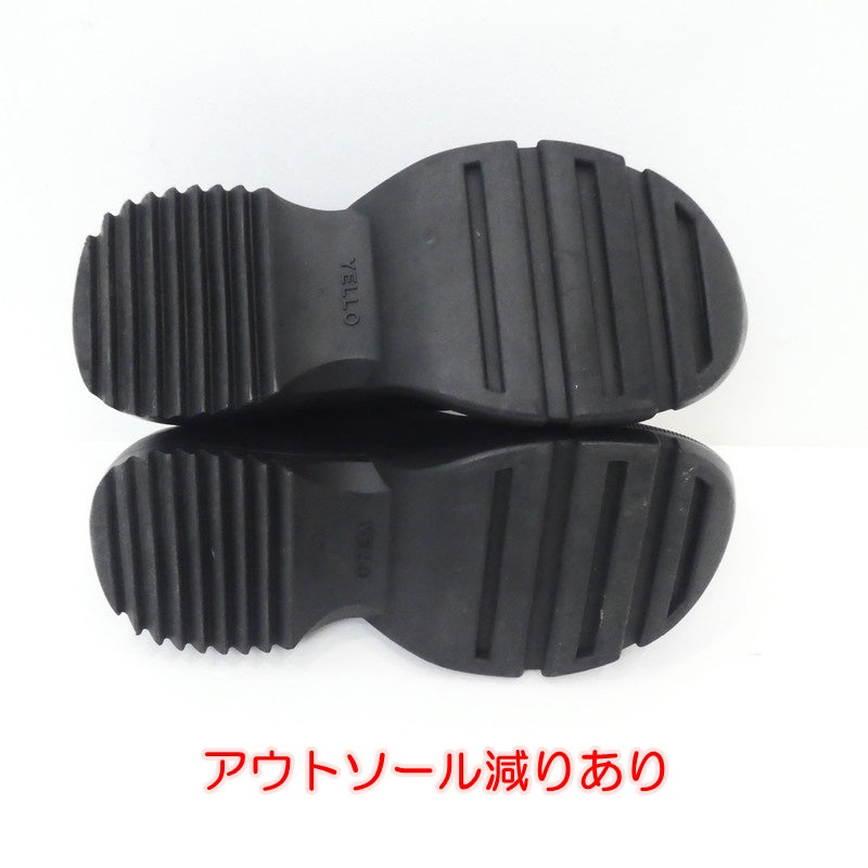 【中古】 Black Single Sneaker Short ブーツ YE-23A1-SB03 M ブラック サイズ:M