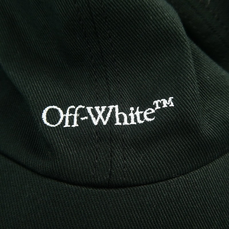 【中古】OFF-WHITE | オフホワイト BOOKISH OW BASIC BASEBALL キャップ OMLB022E20FAB012 ブラック
