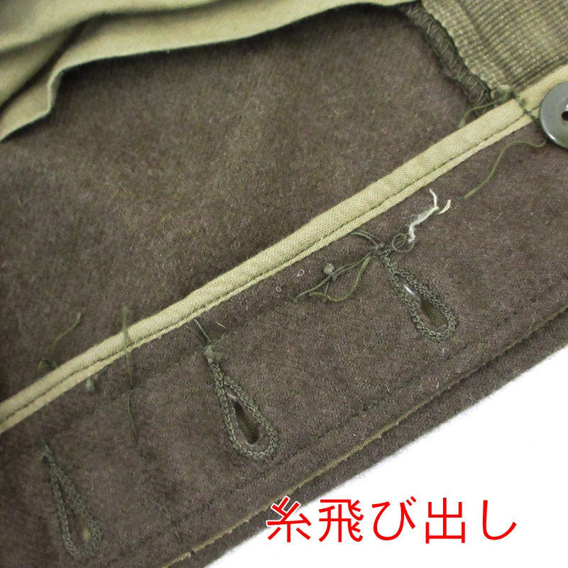 【中古】MILITARY衣料 | ミリタリーイリョウ M52 Wool Trousers パンツ オリーブ サイズ:24