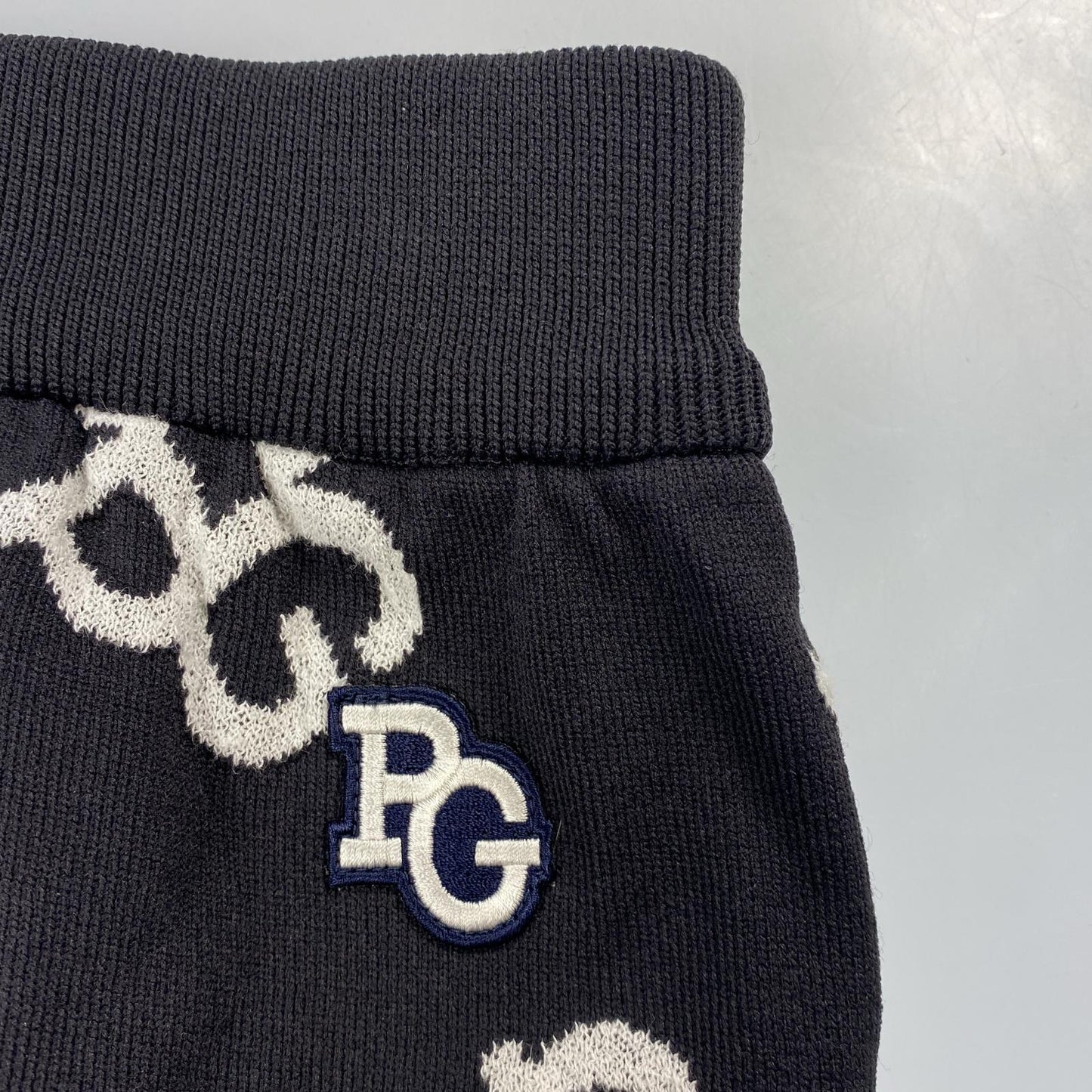 【中古】PEARLY GATES | パーリーゲイツ モノグラム スカート 055-9234908 ネイビー サイズ:1