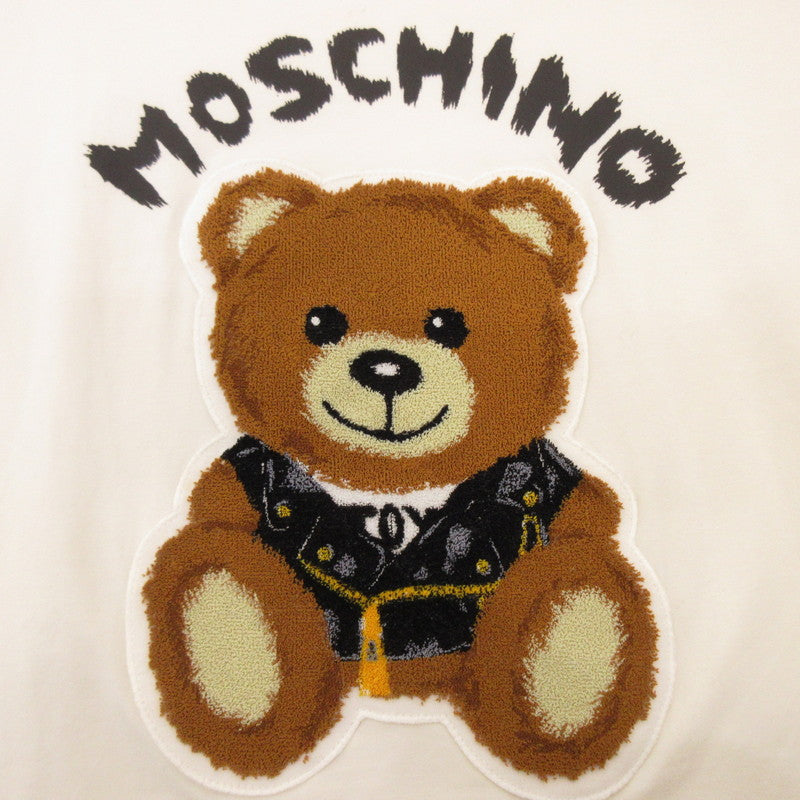 【中古】MOSCHINO | モスキーノ ワッペンベア 半袖Tシャツ HUM03S KIDS 並行品 ホワイト