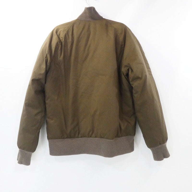 【中古】Crescent Down Works | クレセントダウンワークス Bomber Jacket ダウンジャケット ブラウン サイズ:S