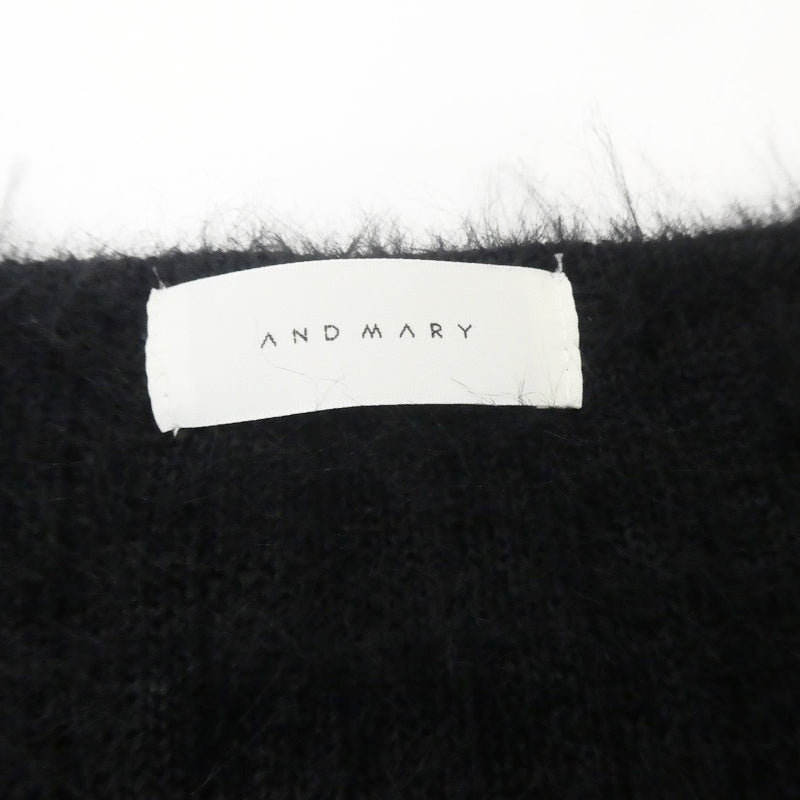 【中古】 Abbie fur tops ニット AM0638 ブラック