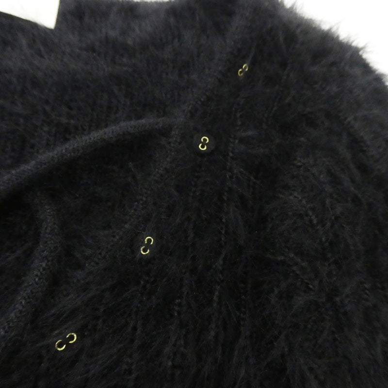 【中古】 Abbie fur tops ニット AM0638 ブラック