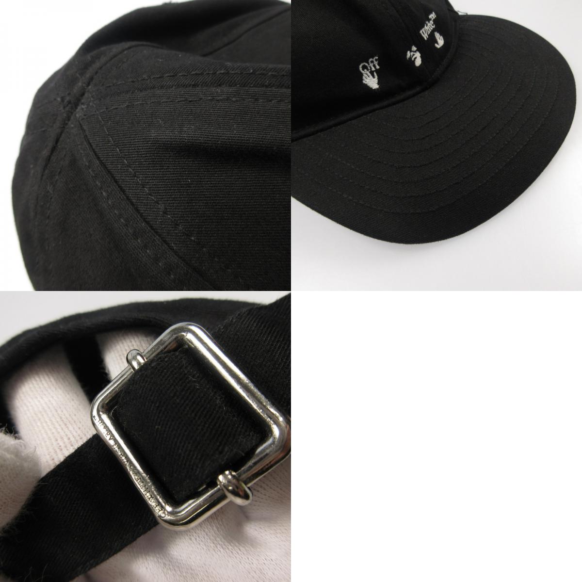 OFF-WHITE | OFF-WHITE OW LOGO BASEBALL CAP Parallel Import Black