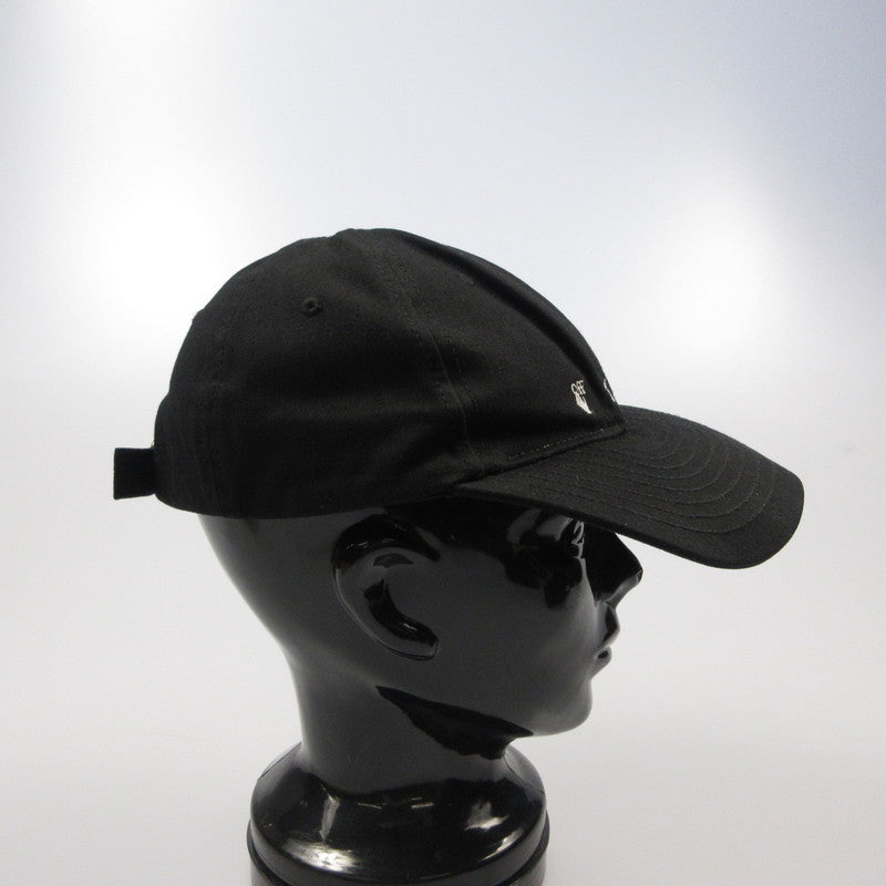 【中古】OFF-WHITE | オフホワイト OW LOGO BASEBALL CAP キャップ 並行品 ブラック