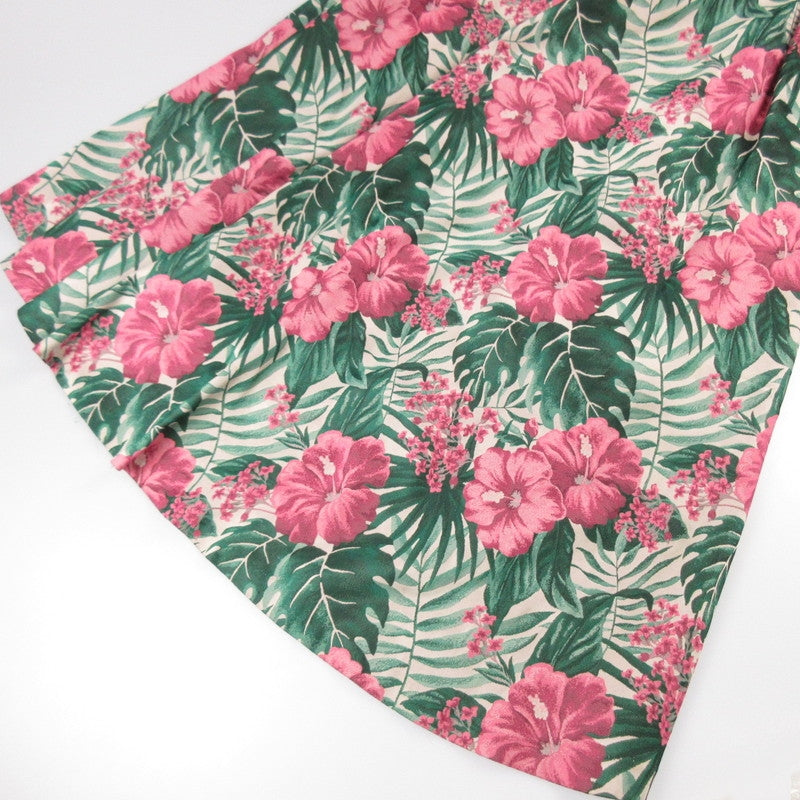 GRACE CONTINENTAL | Grace Continental Hibiscus Jacquard Skirt Long Skirt 1822 1133-0 Size: 38