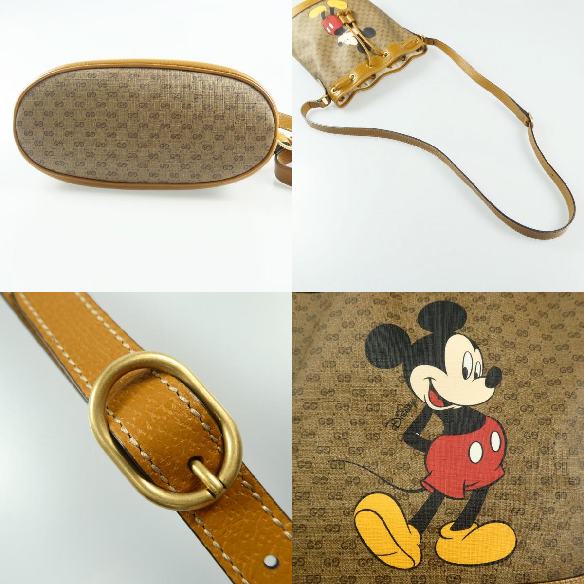 【中古】GUCCI | グッチ スモールバケットバッグ ショルダーバッグ 602691 ×Disney マルチカラー