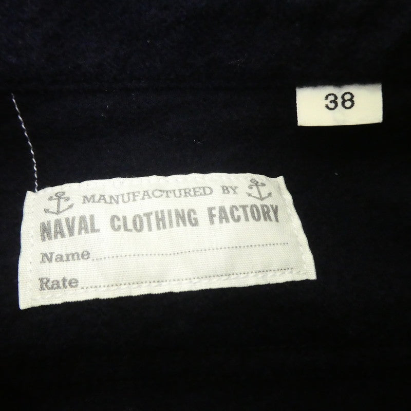 【中古】BUZZ RICKSONS | バズリクソンズ C.P.O BLUE FLANNEL SHIRTS 長袖シャツ BR27035 ネイビー サイズ:38