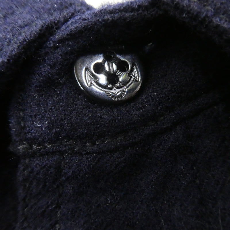 【中古】BUZZ RICKSONS | バズリクソンズ C.P.O BLUE FLANNEL SHIRTS 長袖シャツ BR27035 ネイビー サイズ:38
