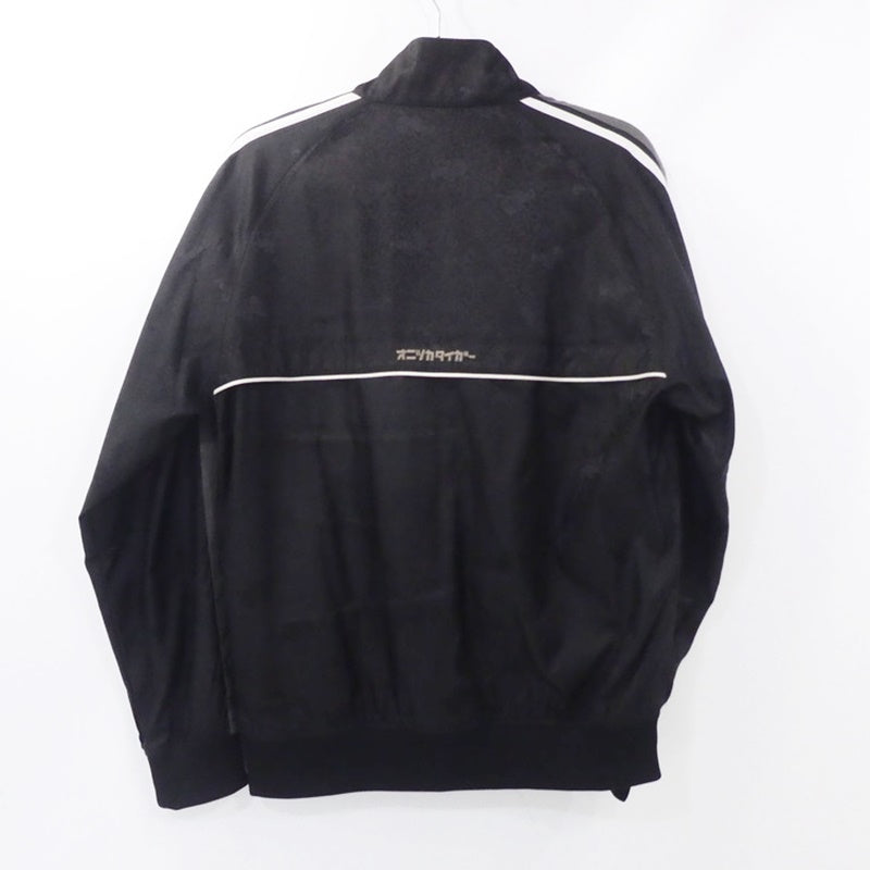【中古】ONITSUKA TIGER | オニツカタイガー サイドライン ナイロンジャケット OKJ116 ブラック サイズ:M