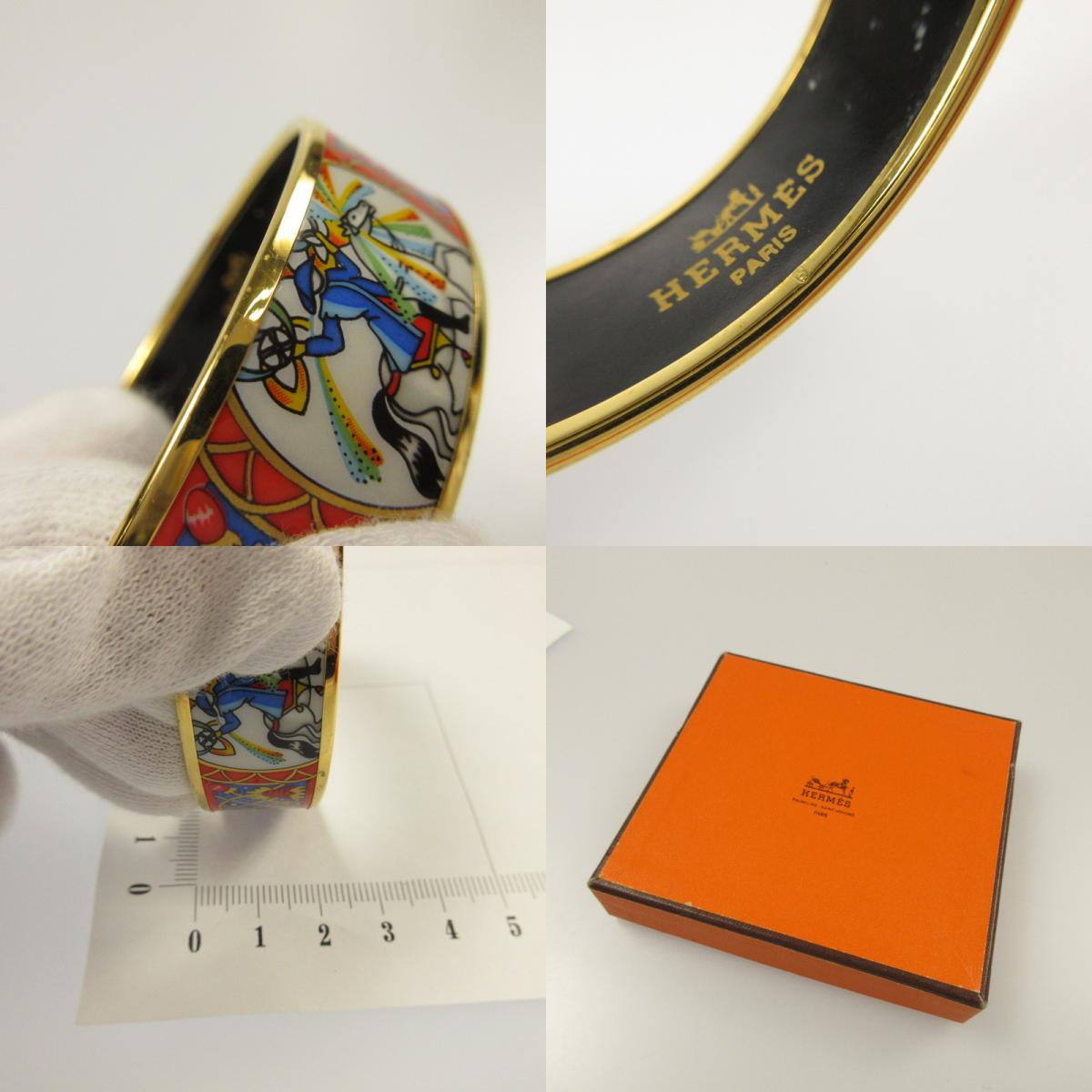 【中古】HERMES | エルメス エマイユGM バングル オーストリア製/七宝焼き/ヴィンテージ