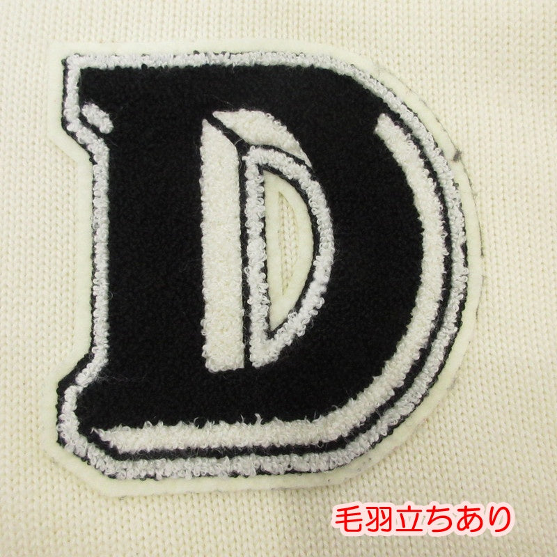 【中古】DOUBLE STANDARD CLOTHING | ダブルスタンダードクロージング レタードショルダーボタンニット セーター 0209-080-204 ホワイト サイズ:36
