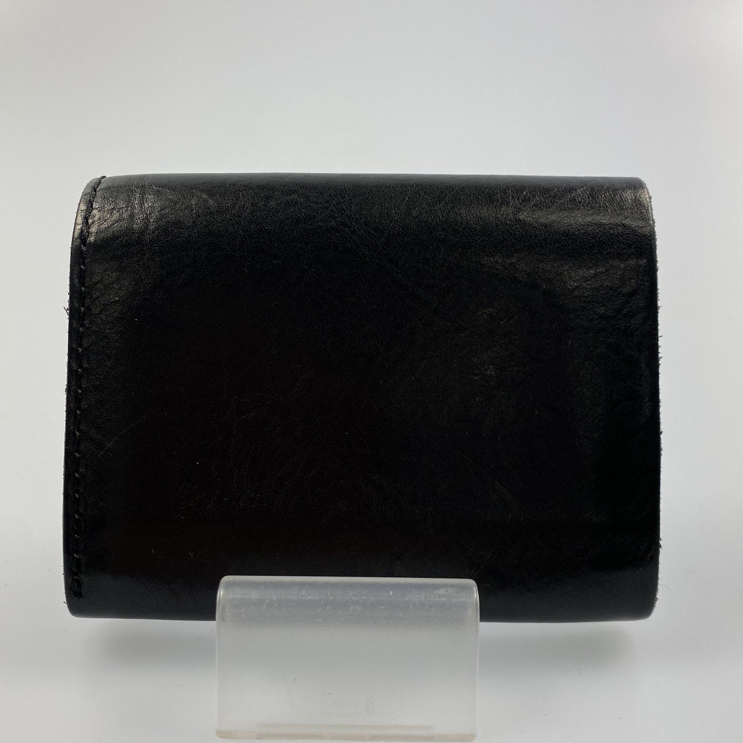 【中古】 小型のマチ付き二つ折り財布 長財布 GS-15 ブラック サイズ:M
