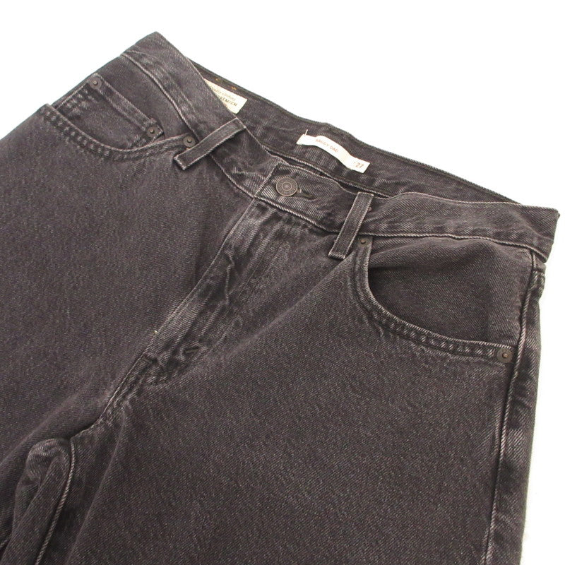 【中古】Levi's | リーバイス BAGGY DAD BLACK STONE WASH デニムパンツ A3494-0014 ブラック サイズ:27