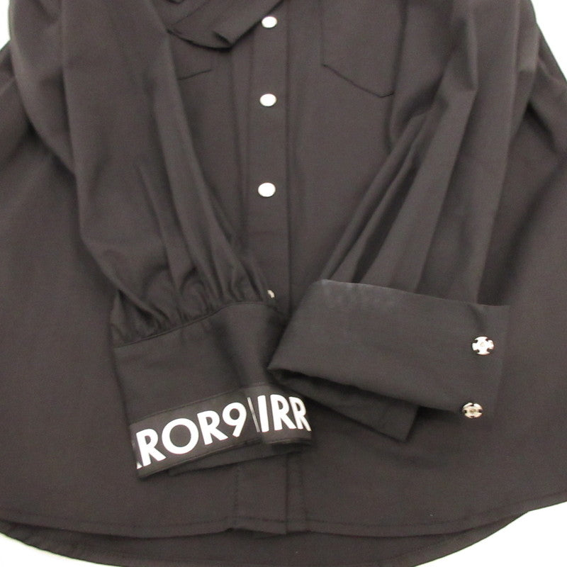 【中古】 Ribbon stretch long shirts 長袖シャツ 2024A/W ブラック サイズ:S