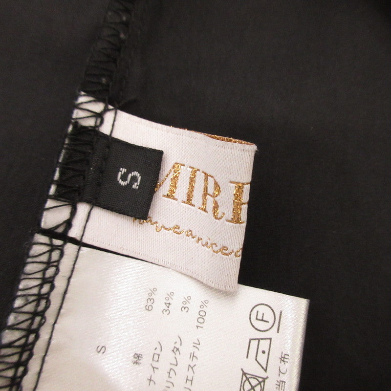 【中古】 Ribbon stretch long shirts 長袖シャツ 2024A/W ブラック サイズ:S