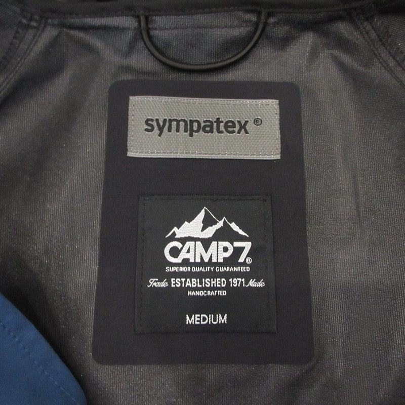 【中古】CAMP7 | キャンプセブン SYMPATEXパーカー マウンテンパーカー CP4401612101 ブルー サイズ:M