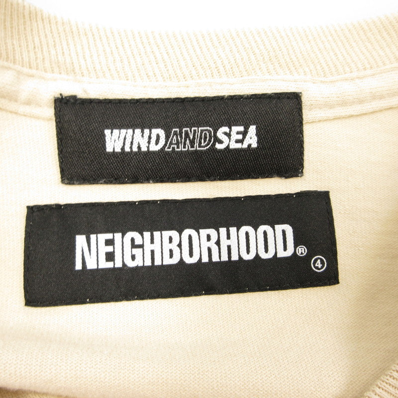 【中古】NEIGHBORHOOD | ネイバーフッド NHWDS-1/ C-TEE 長袖Tシャツ 211ELWSN-LTM01S ベージュ サイズ:L
