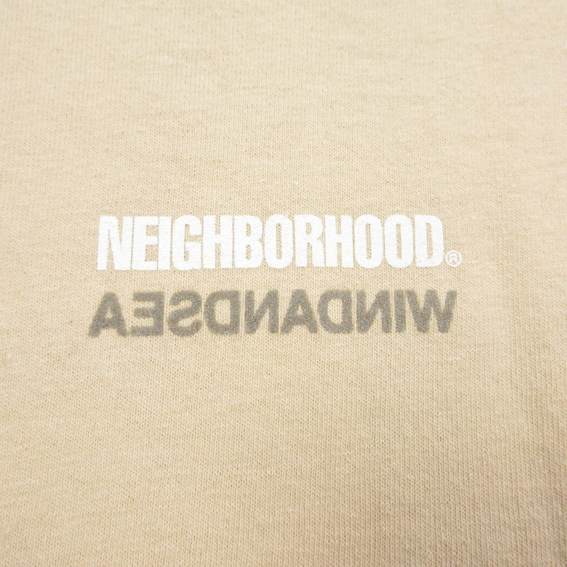 【中古】NEIGHBORHOOD | ネイバーフッド NHWDS-1/ C-TEE 長袖Tシャツ 211ELWSN-LTM01S ベージュ サイズ:L