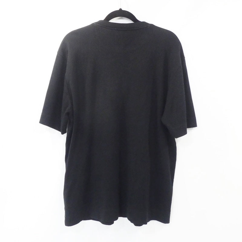 【中古】FENDI | フェンディ Logo Cotton T-Shirt 半袖Tシャツ FY0936 ARYR ブラック サイズ:L