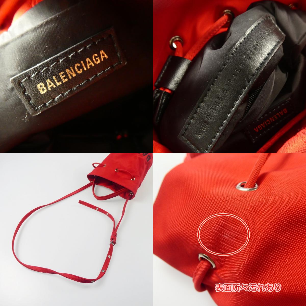 【中古】BALENCIAGA | バレンシアガ WHEEL XS その他バッグ 619458 レッド