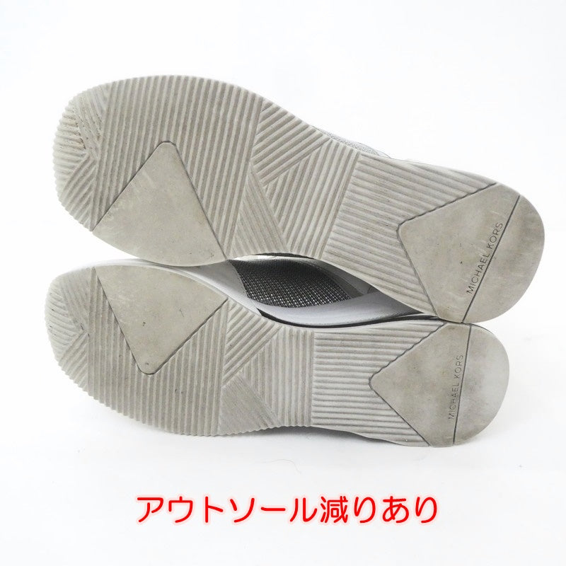 【中古】Michael Kors | マイケルコース GEORGIE TRAINER EXTREME スニーカー HJ19L US6.5(約24.5cm) ホワイト