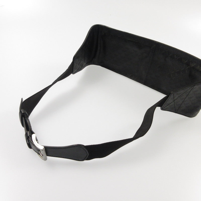 【中古】Emporio Armani | エンポリオ・アルマーニ イーグル総柄 ウエストバッグ YEMD52 ブラック