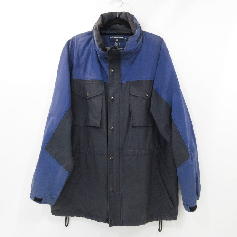 【中古】POLO SPORT RALPH LAUREN | ポロスポーツラルフローレン ナイロンジャケット ネイビー サイズ:XL