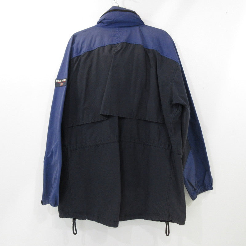 【中古】POLO SPORT RALPH LAUREN | ポロスポーツラルフローレン ナイロンジャケット ネイビー サイズ:XL