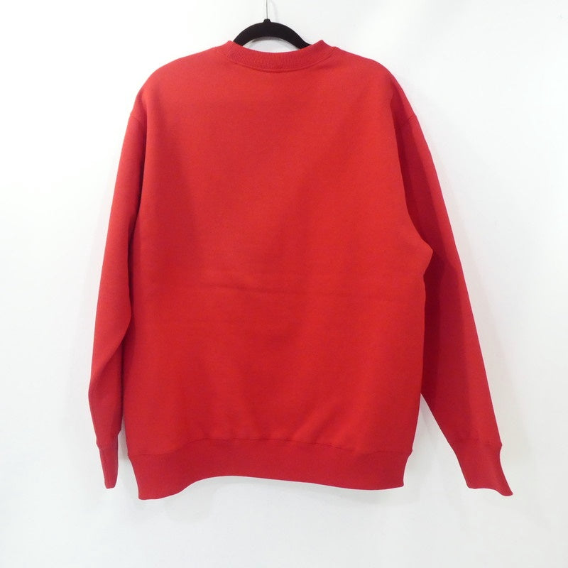 【中古】THE NORTH FACE | ザ・ノースフェイス Small Logo Heather SWEAT CREW スウェット NT62337 レッド サイズ:M