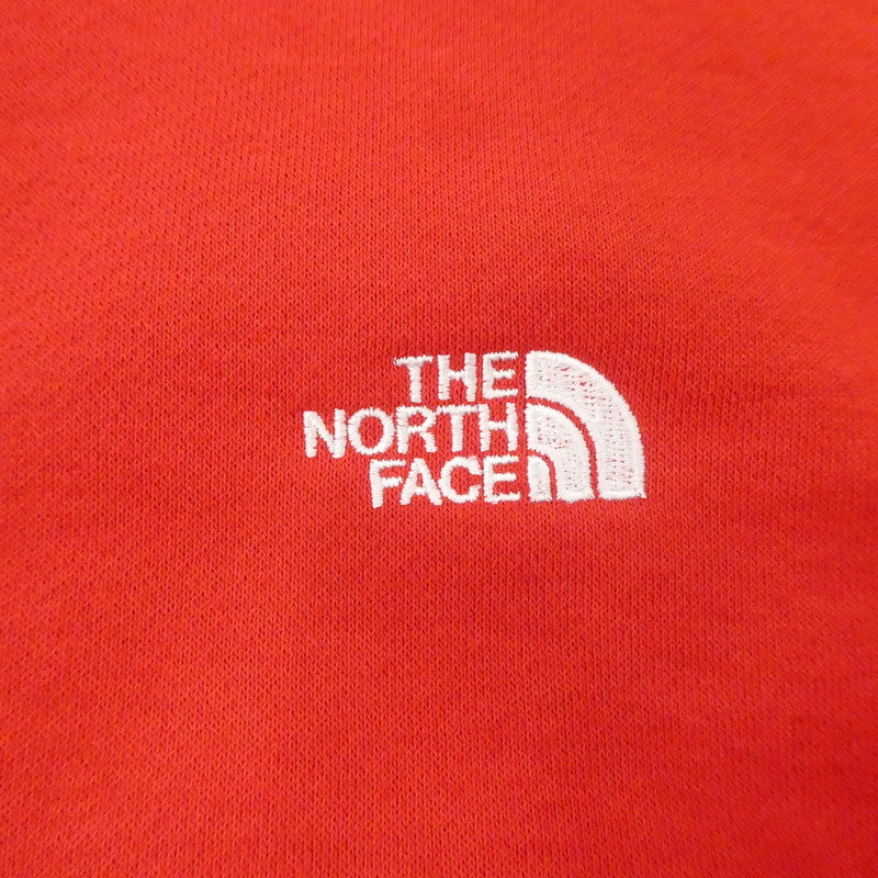 【中古】THE NORTH FACE | ザ・ノースフェイス Small Logo Heather SWEAT CREW スウェット NT62337 レッド サイズ:M