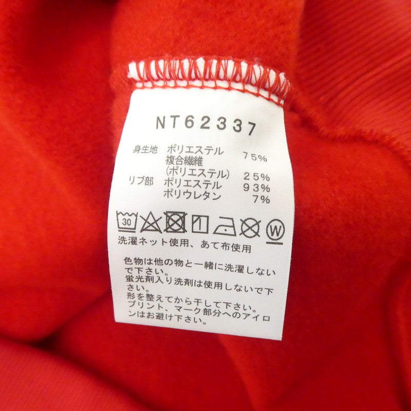 【中古】THE NORTH FACE | ザ・ノースフェイス Small Logo Heather SWEAT CREW スウェット NT62337 レッド サイズ:M