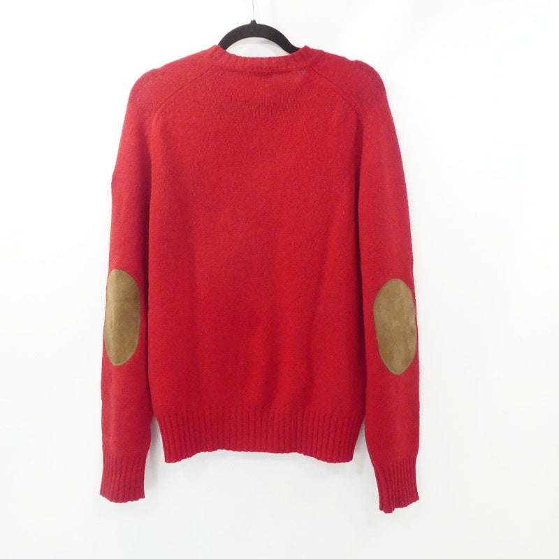 【中古】MONCLER | モンクレール MAGLIONE TRICOT GIROCOLLO セーター レッド サイズ:L