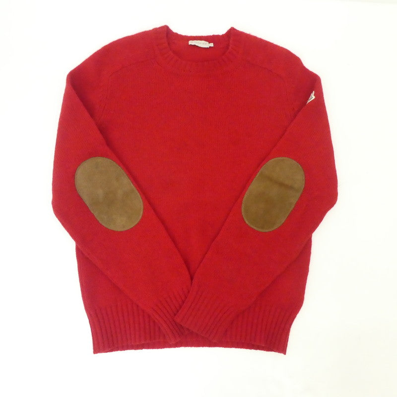 【中古】MONCLER | モンクレール MAGLIONE TRICOT GIROCOLLO セーター レッド サイズ:L