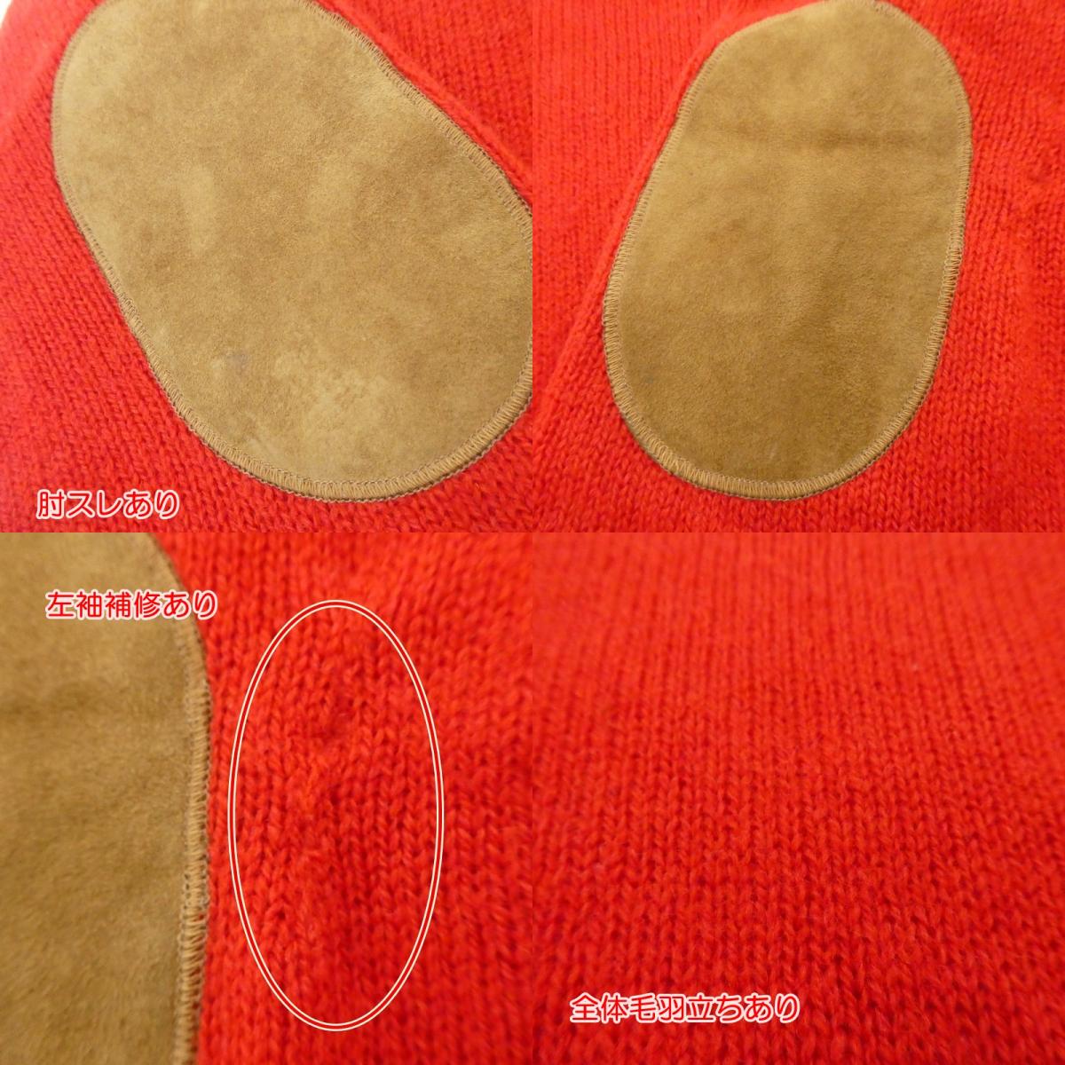 【中古】MONCLER | モンクレール MAGLIONE TRICOT GIROCOLLO セーター レッド サイズ:L