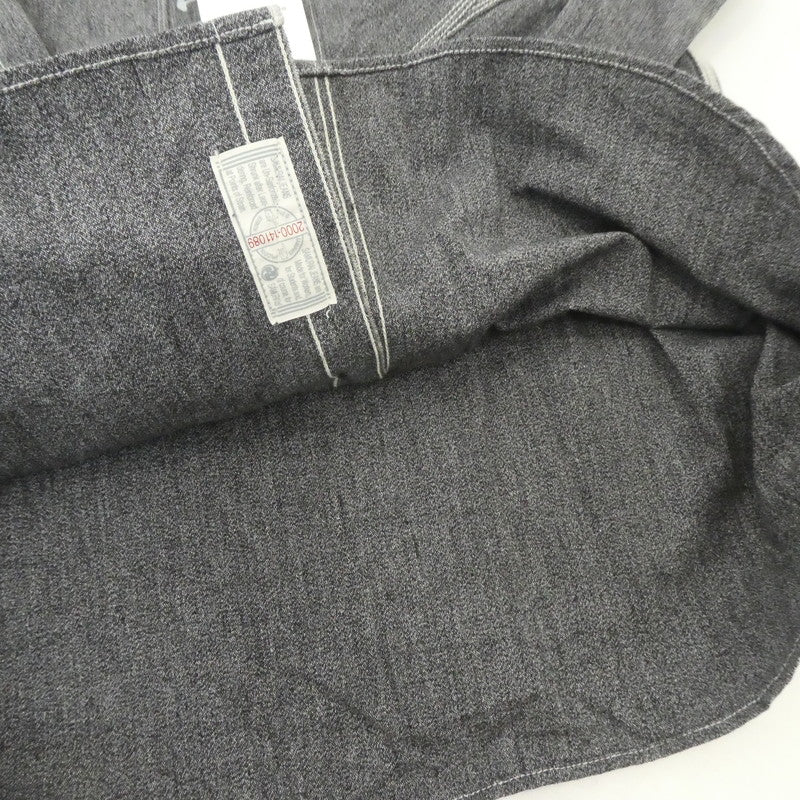 【中古】SAMURAI JEANS | サムライジーンズ 撚り杢セルビッチシャンブレーシャツ 長袖シャツ SJCBS23 グレー サイズ:L