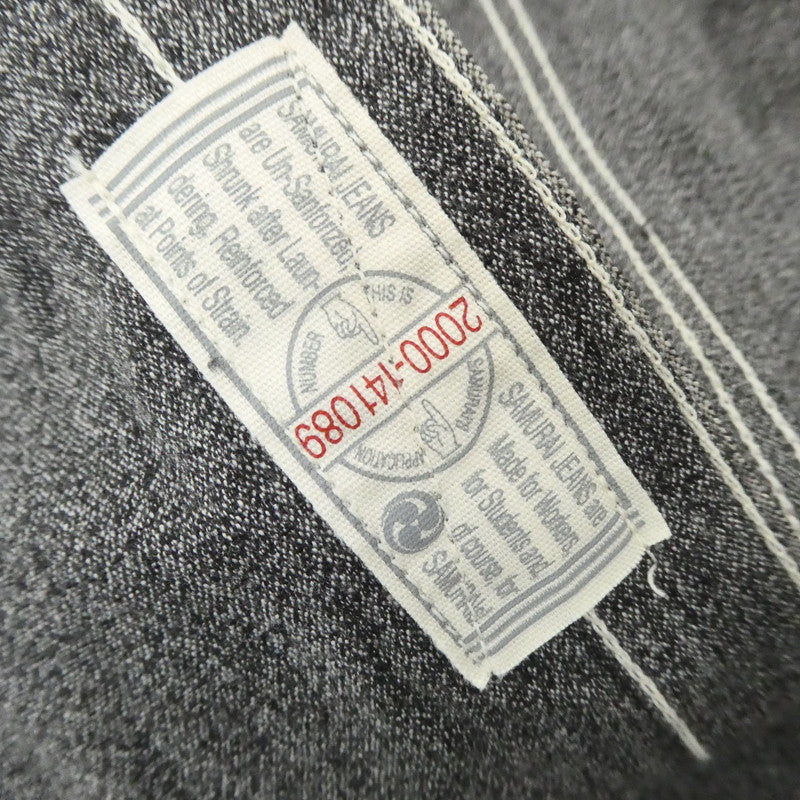 【中古】SAMURAI JEANS | サムライジーンズ 撚り杢セルビッチシャンブレーシャツ 長袖シャツ SJCBS23 グレー サイズ:L