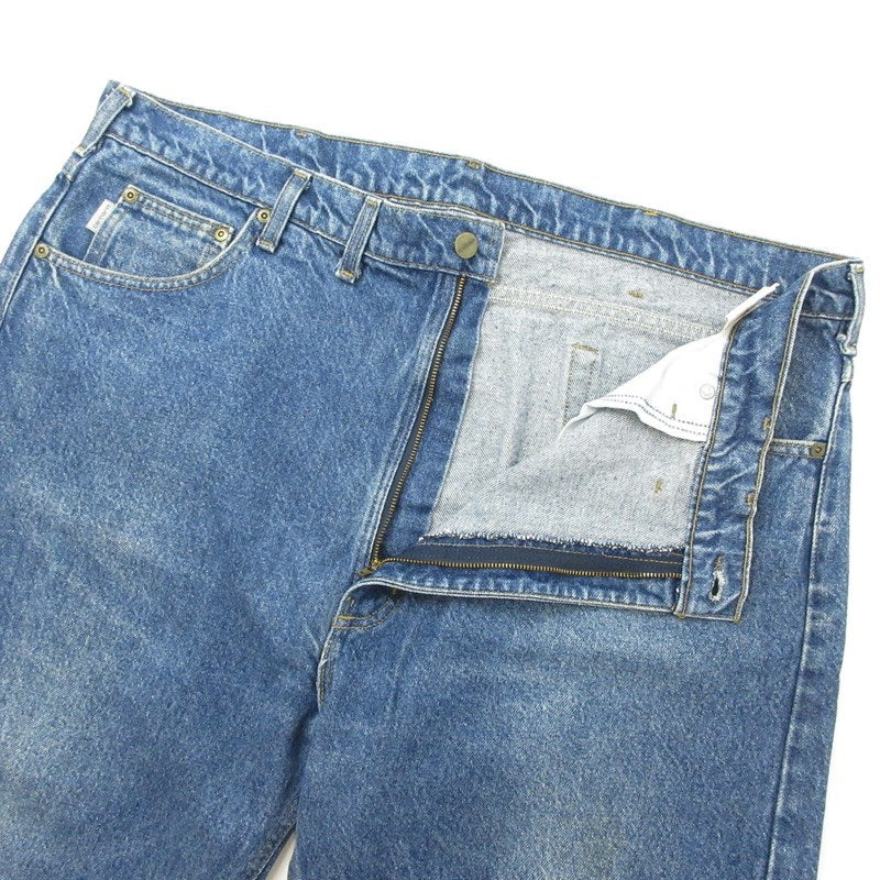 【中古】Carhartt | カーハート デニムパンツ 880 90s レザーパッチ ブルー サイズ:44