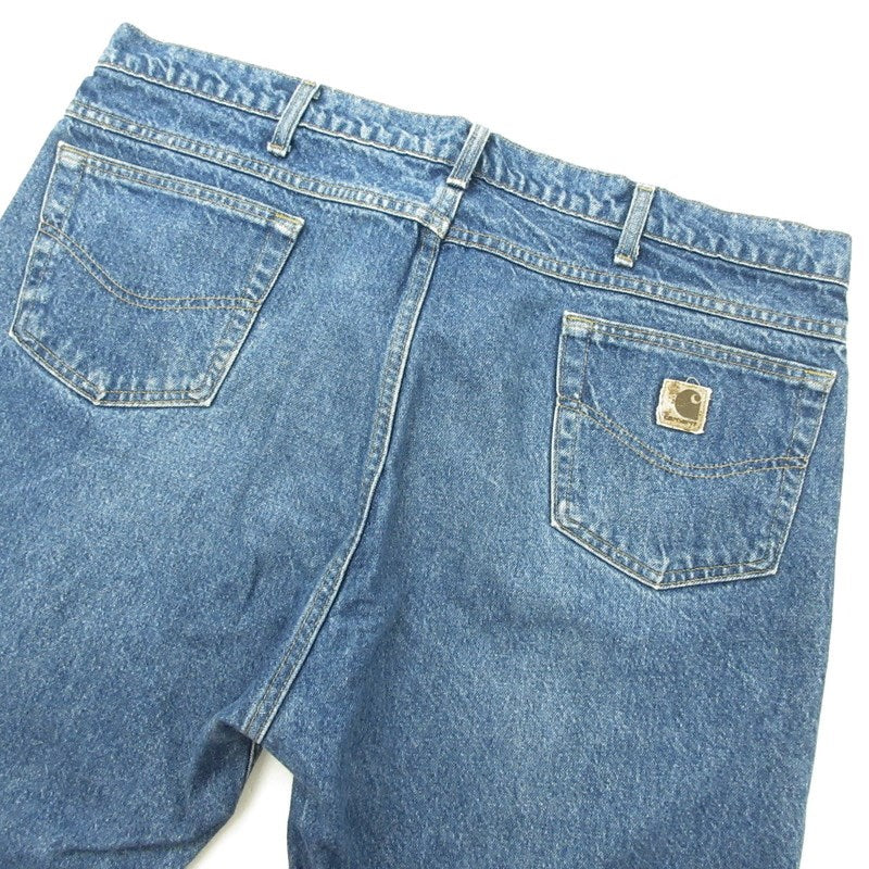 【中古】Carhartt | カーハート デニムパンツ 880 90s レザーパッチ ブルー サイズ:44