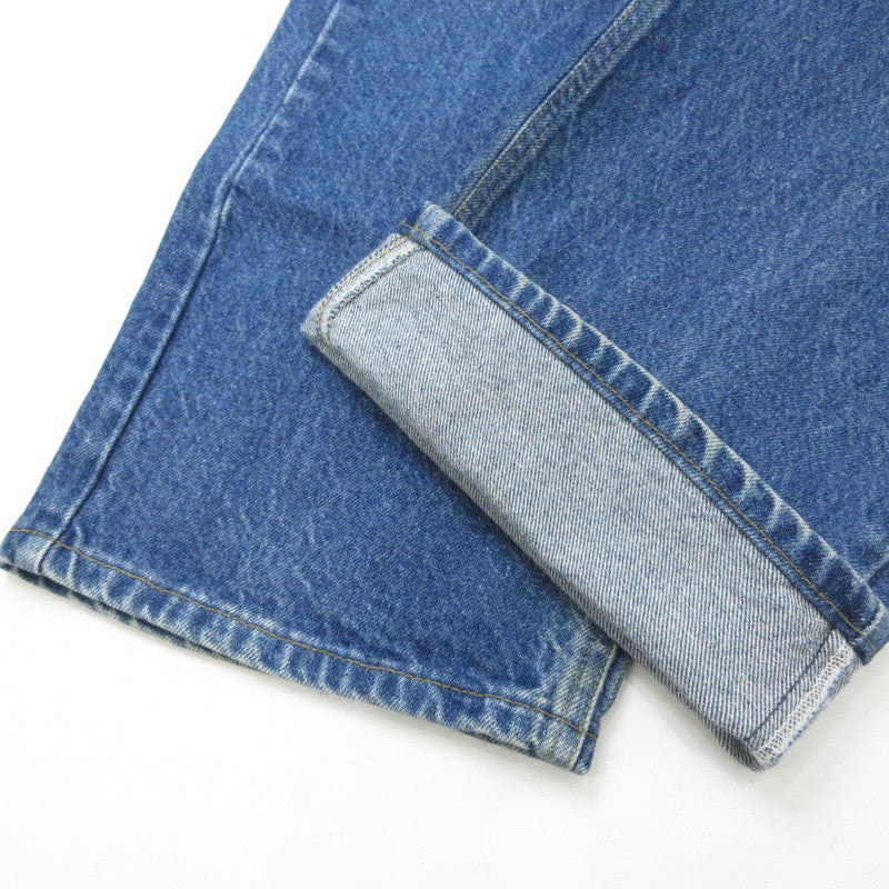 【中古】Carhartt | カーハート デニムパンツ 880 90s レザーパッチ ブルー サイズ:44