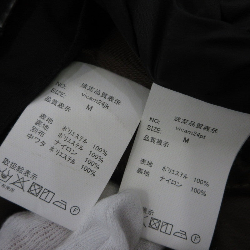 【中古】 DEEP FOREST JAKET/DEEP FOREST PANTS セットアップ VICAM24jk/VICAM24pt ブラック サイズ:M