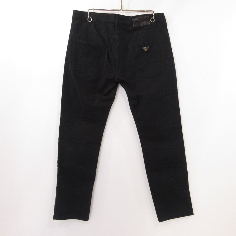 【中古】Emporio Armani | エンポリオ・アルマーニ J06コンフォートストレッチギャバジン パンツ 8N1J06 1GN0Z ブラック サイズ:31