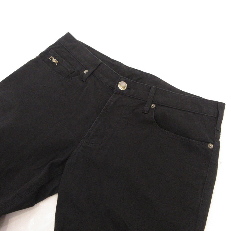 【中古】Emporio Armani | エンポリオ・アルマーニ J06コンフォートストレッチギャバジン パンツ 8N1J06 1GN0Z ブラック サイズ:31